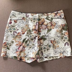 White House Black Market Printed Shorts